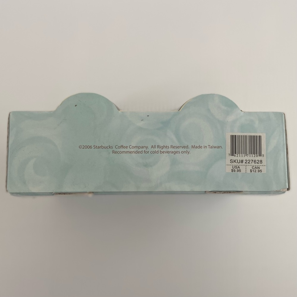 NIB/NWT Starbucks MILK SHAKE Drinking Glass Set - Picture 4 of 6